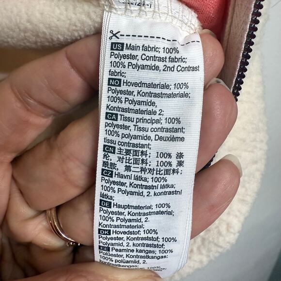 Kari Traa Natural White Rothe Midlayer Fleece Full Zip Jacket Sz M - Picture 7 of 14